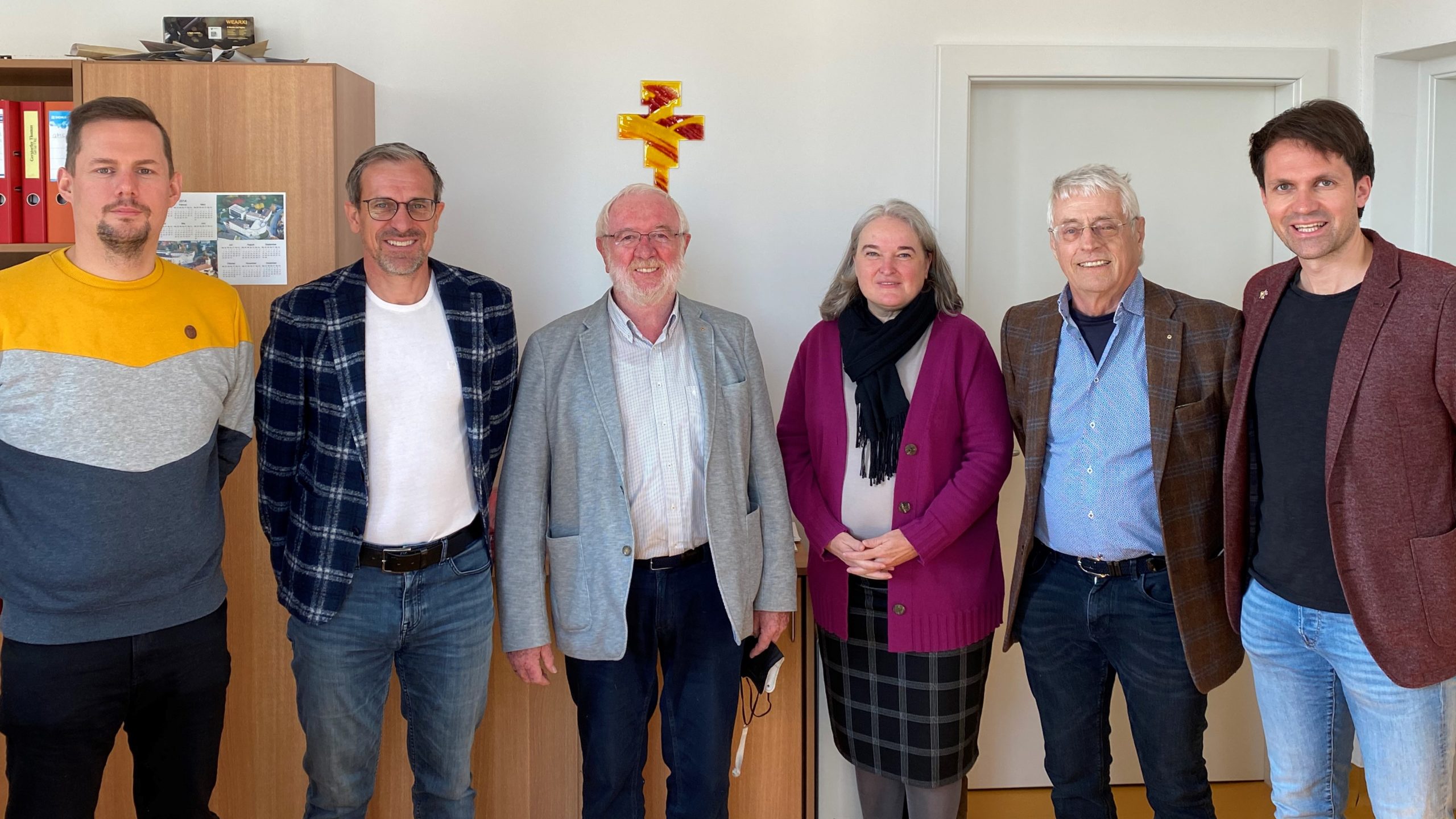 v.l.n.r.: Sebastian Starzinger, Direktor Thomas Gerstorfer, Dr. Karl Schirl, Beate Felberbauer, Dr. Ferdinand Hacker, Mag. Gerald Ecker